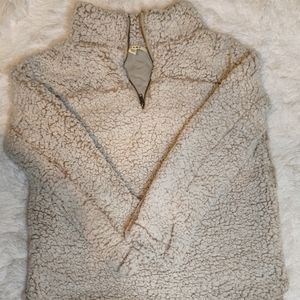 Miami sherpa 1/2 zip pullover sweater